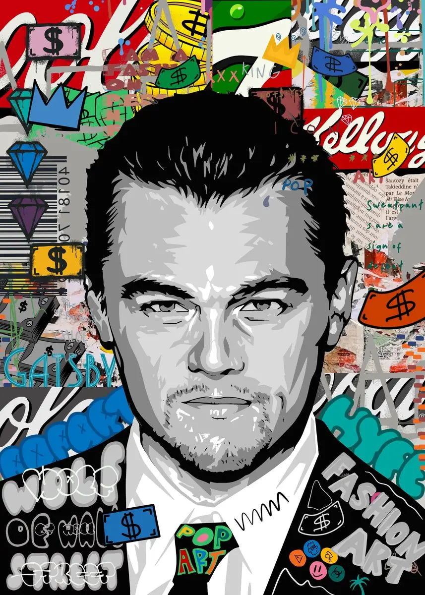 Graffiti Pop Canvas Painting Scarface Street Movie Wall Art Mona Lisa Abstract Protrait Posters And Prints Home Decor Mural