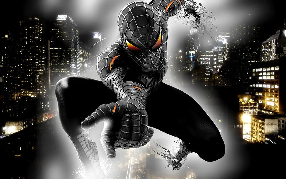 Marvel Avengers Funny Canvas Painting Spider-Man The Hulk Movie Poster Wall Art Mural Picture Children's Room Decor Gift Cuadros