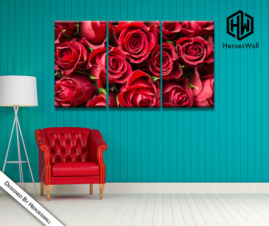 🌹 Quadro Rose Rosse – Regalo Romantico Originale per Occasioni Speciali