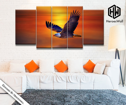 🦅 Quadro Aquila XXL – Forza, Libertà e Maestosità in Stile Moderno