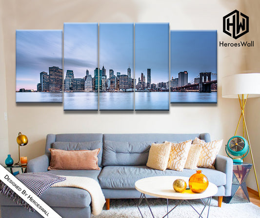 Quadri moderni su tela || Città || New York