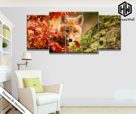 🦊 Quadro Volpe – Eleganza Selvaggia e Sguardo Magnetico