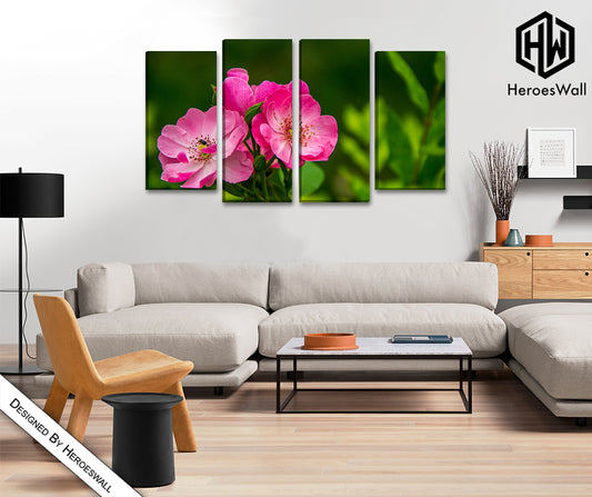 Fiori Rosa || Quadri moderni con fiori