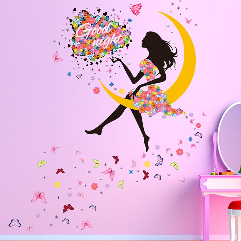 Sticker Design vi presenta Adesivi murali con farfalle colorate