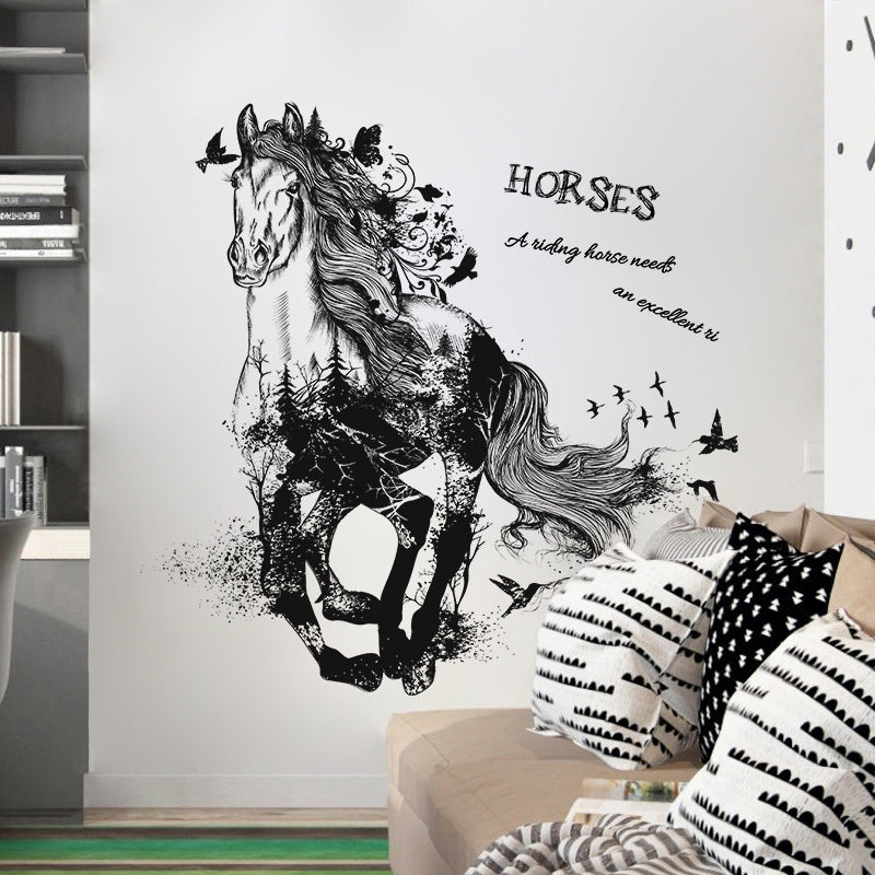 Adesivo murale, Cavallo