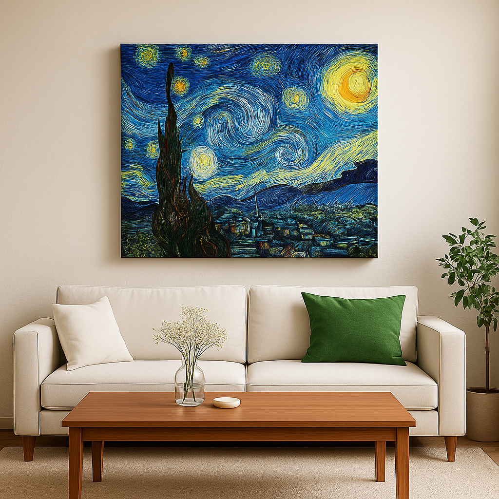 Quadro Cielo stellato di Van Gogh || Quadri di opere famose