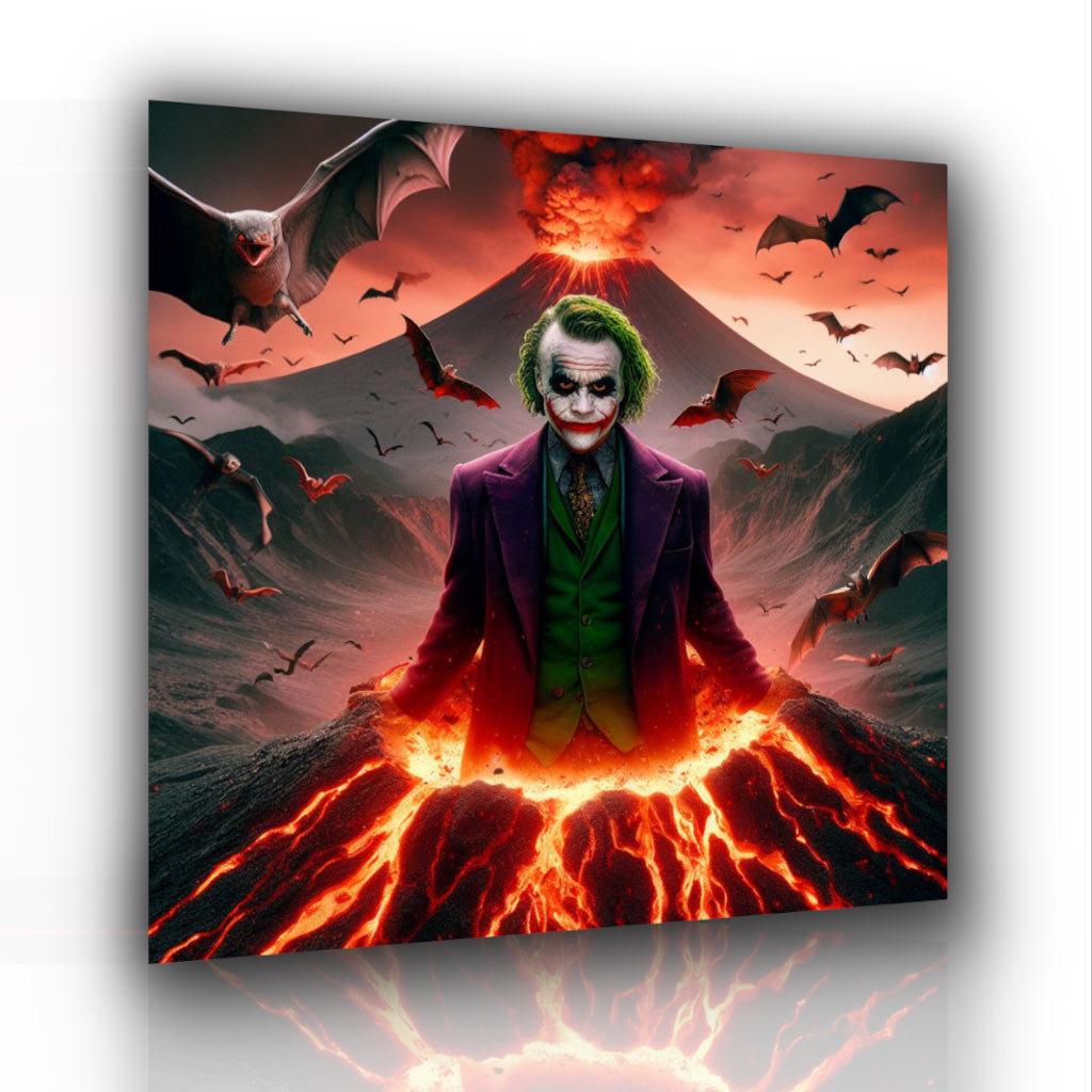 QUADRI JOKER 45x45cm, quadro Joker con The Witcher e Metal Gear