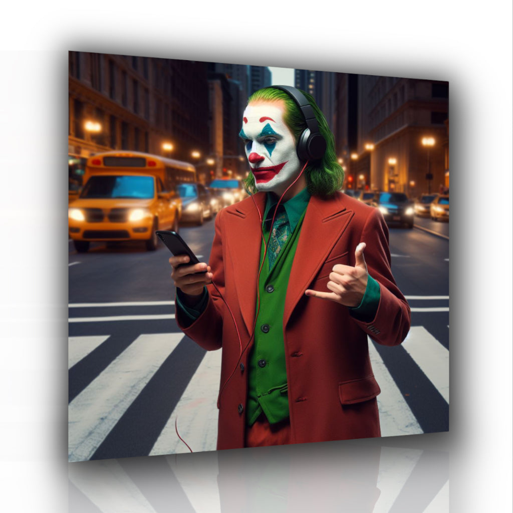 QUADRI JOKER 50x50cm || quadro Joker con The Witcher e Metal Gear || Quadri fantasy pronti da appendere