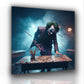 QUADRI JOKER 50x50cm || quadro Joker con The Witcher e Metal Gear || Quadri fantasy pronti da appendere