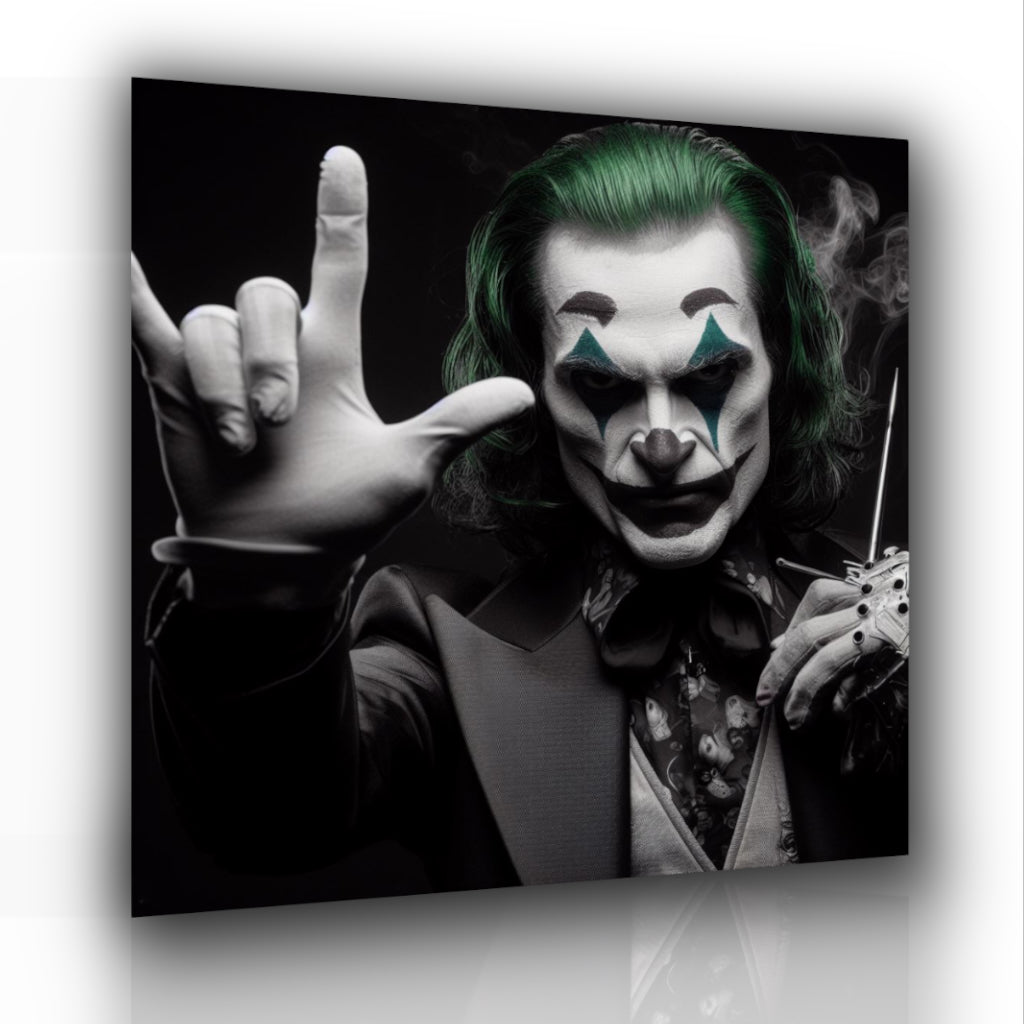 QUADRI JOKER 50x50cm || quadro Joker con The Witcher e Metal Gear || Quadri fantasy pronti da appendere