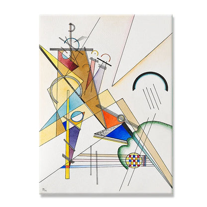 Wassily Kandinsky Abstract Art Canvas Painting Colorful Geometric Line Poster and Prints Minimalism Wall Art Pictures Home Decor