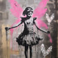 Banksy Boy Girl with Balloon on Canvas Posters and Prints Pop Street Graffiti Wall Art Painting for Living Room Home Decor