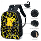 Pokemon || Borsa zaino da scuola per bambini || zaino  Pikachu || Borsa da viaggio per studenti di grande capacità