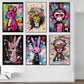 Animation Room Decor Animals Decoration Wall Art Coloured Home Decorations Canvas Painting Graffiti Cartoon Painted Decororation