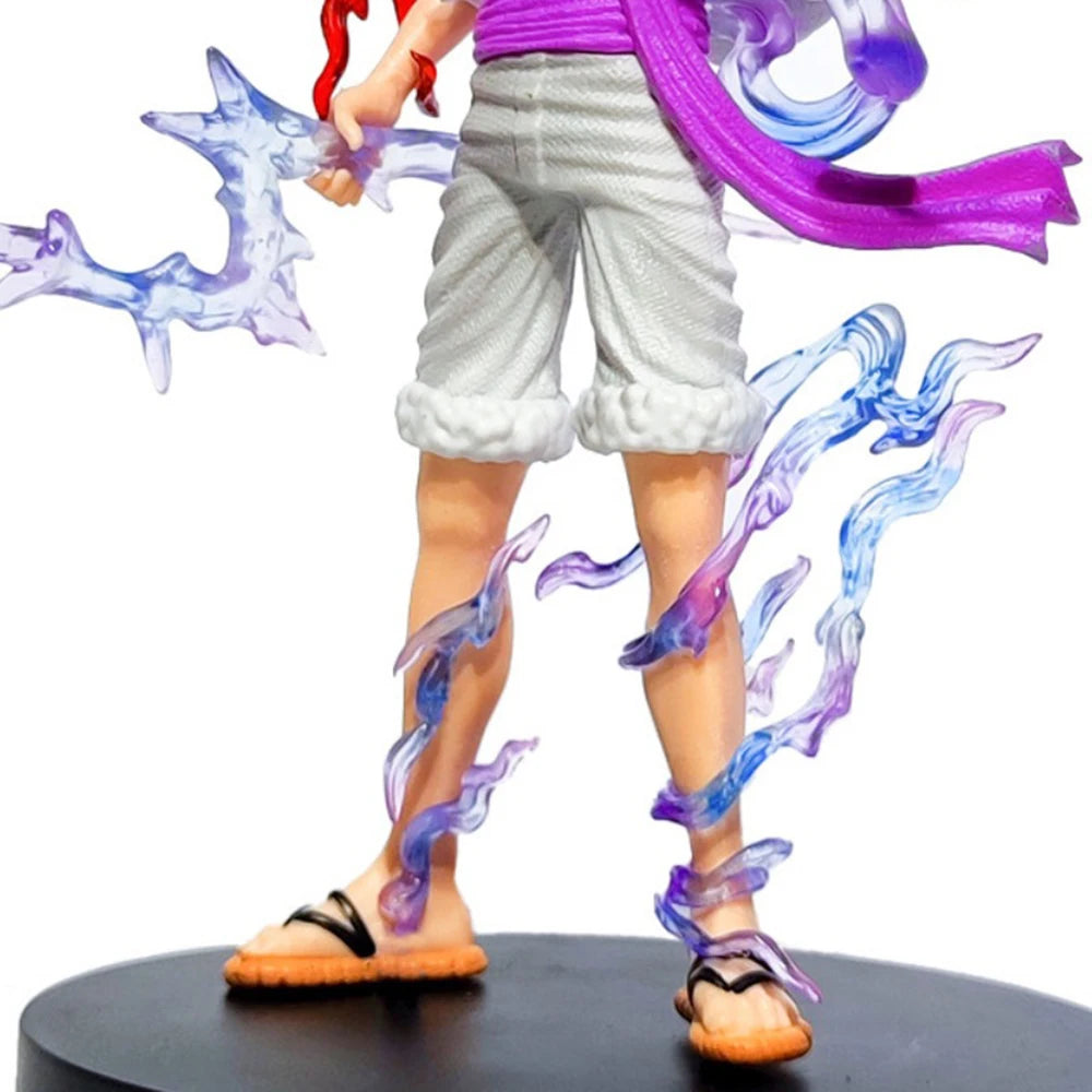 21CM Anime One Piece Luffy GEAR 5 || statuette || action figures cartoon || statue animeFigurine Nika Sun God Action Figures