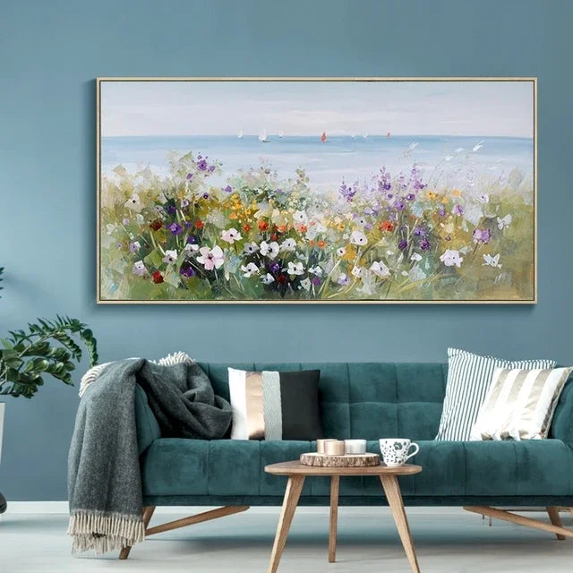 Knife Flower Abstract Oil Painting Wall Art Home Decoration Picture Hand Painting On Canvas 100% Hand Painted Without Border