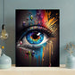 Classic Abstract Wall Art , Eye Features Mural, HD Canvas Print Poster for Home Living Room Bedroom Office Decoration