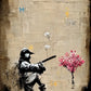 Banksy Boy Girl with Balloon on Canvas Posters and Prints Pop Street Graffiti Wall Art Painting for Living Room Home Decor