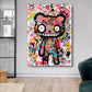 Animation Room Decor Animals Decoration Wall Art Coloured Home Decorations Canvas Painting Graffiti Cartoon Painted Decororation