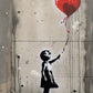 Banksy Boy Girl with Balloon on Canvas Posters and Prints Pop Street Graffiti Wall Art Painting for Living Room Home Decor