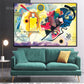 Wassily Kandinsky Abstract Art Canvas Painting Colorful Geometric Line Poster and Prints Minimalism Wall Art Pictures Home Decor