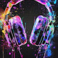 Watercolor Neon Video Game Posters XBOX Prints GamePad Headset Canvas Painting Gaming Wall Art Boys Gamer Room Home Decor