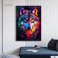 Abstract Animals Cat Lion Graffiti Art Canvas Painting Colorful Animal Wall Art Poster Prints Pictures Cuadros Living Room Decor