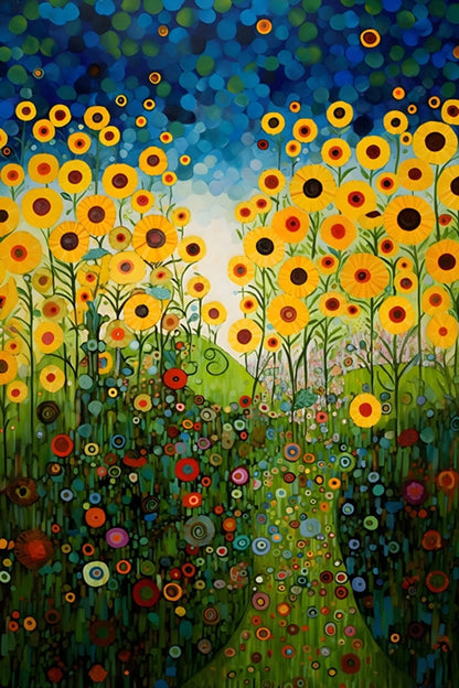 Abstract Flower Canvas Painting Modern Floral Prints Poster Wall Art Picture for Living Room Home Bedroom Decor Classroom Cuadro