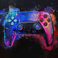 Watercolor Neon Video Game Posters XBOX Prints GamePad Headset Canvas Painting Gaming Wall Art Boys Gamer Room Home Decor