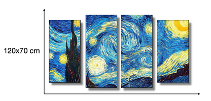 Quadro Cielo stellato di Van Gogh || Quadri di opere famose
