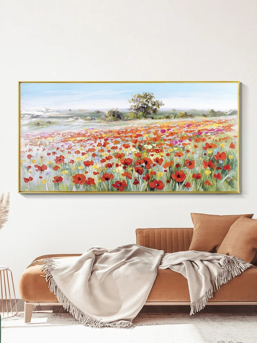 Knife Flower Abstract Oil Painting Wall Art Home Decoration Picture Hand Painting On Canvas 100% Hand Painted Without Border