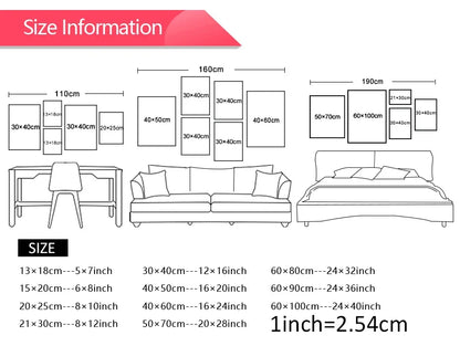 Comfortable Decorative Painting for Bedroom Decoration Abstract Art Home Decorations Canvas Printing 1pcs Wall Decor Room Poster