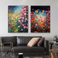 Abstract Flower Canvas Painting Modern Floral Prints Poster Wall Art Picture for Living Room Home Bedroom Decor Classroom Cuadro