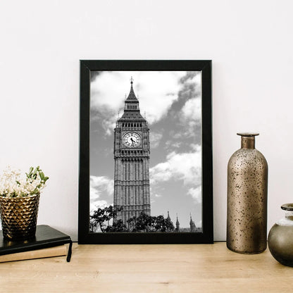 Black and White London Tower Bridge Rome New York Poster Prints Canvas Painting Wall Art Picture for Living Room Home Decor