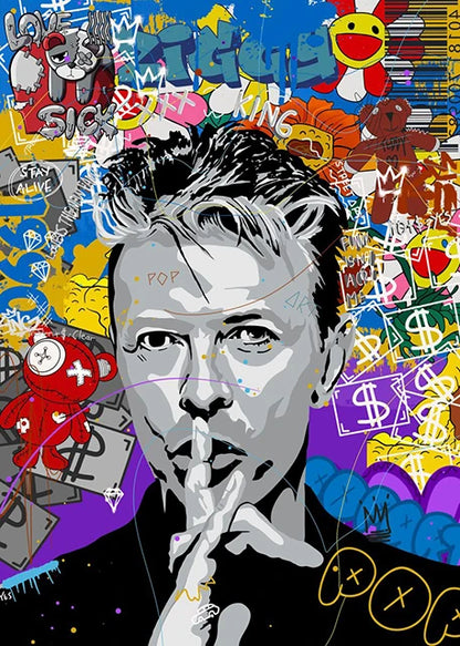 Graffiti Pop Canvas Painting Scarface Street Movie Wall Art Mona Lisa Abstract Protrait Posters And Prints Home Decor Mural