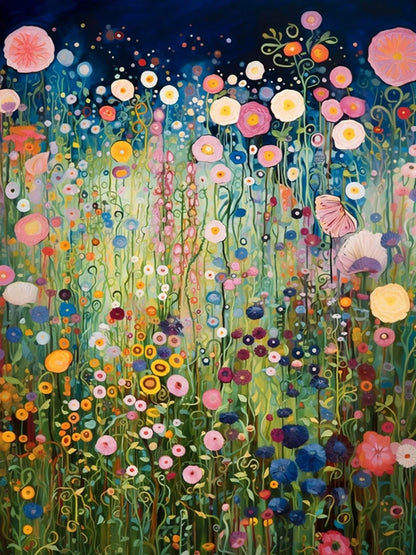 Abstract Flower Canvas Painting Modern Floral Prints Poster Wall Art Picture for Living Room Home Bedroom Decor Classroom Cuadro