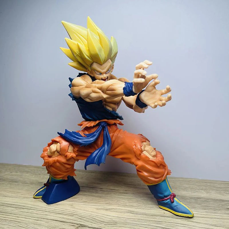 Action Figure - Statue || Statuette dragon ball 16cm || Action Figures PVC Goku super saiyan