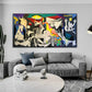 Picasso Famous Painting Guernica Canvas Wall Art Abstract Posters and Prints Wall Pictures For Living Room Home Decoration