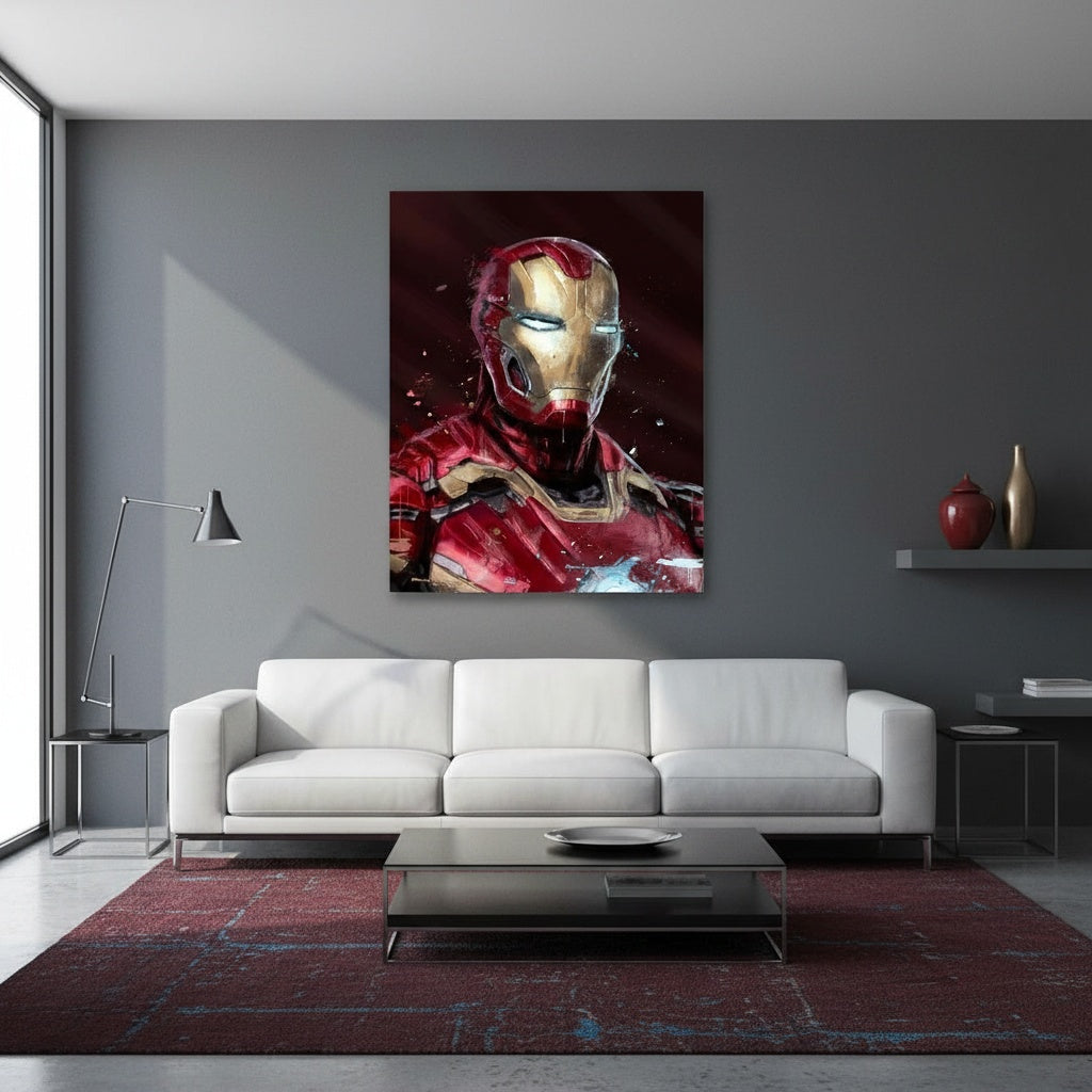 Quadro IronMan Marvel Avengers – Stampa su Tela HD Pronta da Appendere
