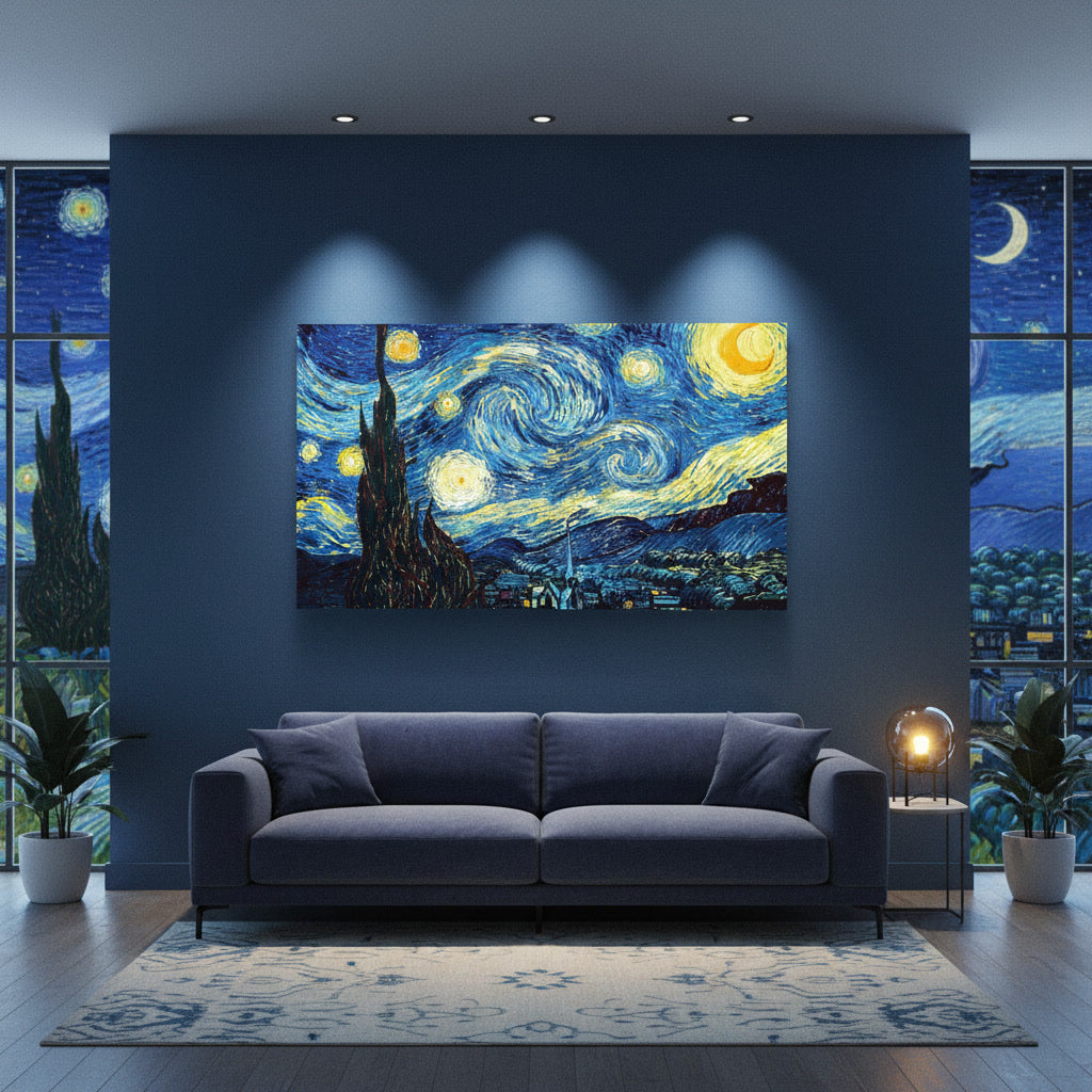 Quadro Cielo stellato di Van Gogh || Quadri di opere famose