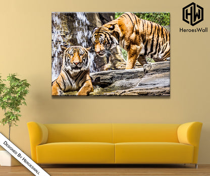 Cadre moderne || tableaux avec des Tigres || Animaux || Tableaux modernes