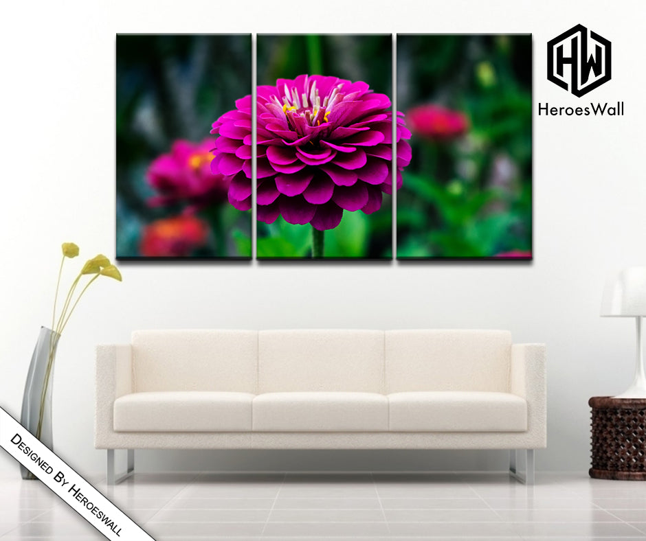Leinwandmalerei || Blumen || Gemälde mit mehreren Tafeln