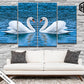 Quadri moderni || Cigni in amore || Quadro Cigno