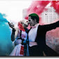 quadro Harley Quinn e Joker bacio