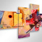 kandinsky rosso giallo blu quadro moderno stampa su tela pronto da appendere