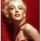 Gemälde von Marilyn Monroe || Rote Lippen || Modernes Bild Wohnzimmer Schlafzimmer Küche Druck auf schwarz-weißer Wandleinwand