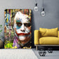 Quadro Joker || tela stampata su telaio || Quadri pronti da appendere || Quadri Pop Art decorazione murale per salotto