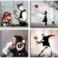 Quadri Moderni || Stampe su tela Canvas || quadretti Banksy