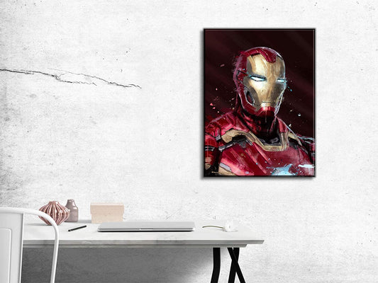 Quadro IronMan Marvel Avengers 45x60 – Stampa su Tela HD Pronta da Appendere