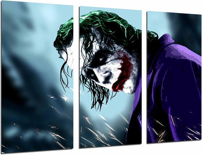 🃏 Quadro Joker Pop Art – Tela Moderna da Appendere 🎨